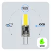 G4 LED izzó kapszula 3W = 30W 360lm 6500K Hideg 360° AC/DC 12V LUMILED