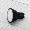 GU10 LED izzó 3W = 25W 270lm 3000K Meleg 120° Fekete LUMILED
