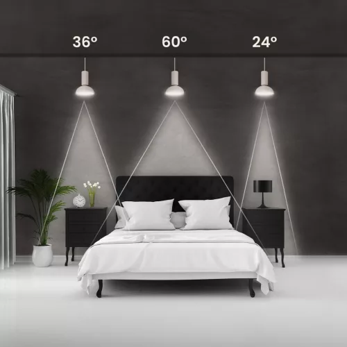 GU10 LED izzó 6W = 50W 580lm 3000K Meleg Állítható 24° 36° 60° LUMILED