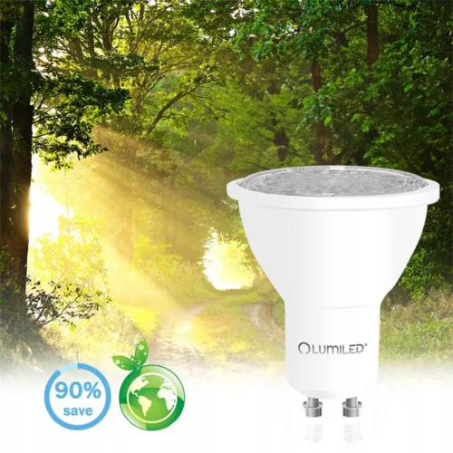 GU10 LED izzó 6W = 50W 580lm 6500K hidegen állítható 24° 36° 60° LUMILED