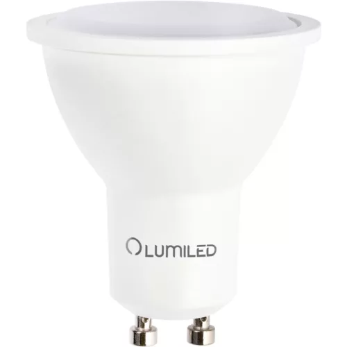 LED izzó GU10 spotlámpa PAR16 6W = 50W 600lm 3000K Meleg 120° LUMILED