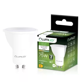   LED izzó GU10 spotlámpa PAR16 8W = 75W 800lm 4000K semleges 120° LUMILED