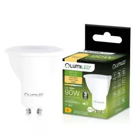   LED izzó GU10 spotlámpa PAR16 10W = 90W 1000lm 3000K Meleg 120° LUMILED