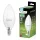LED CANDLE izzó B35 E14 2.5W = 25W 249lm 6500K Hideg 180° LUMILED