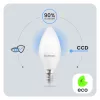 LED izzó E14 GYERTYA 8W = 60W 6500K Hideg fehér gyertya CCD LUMILED
