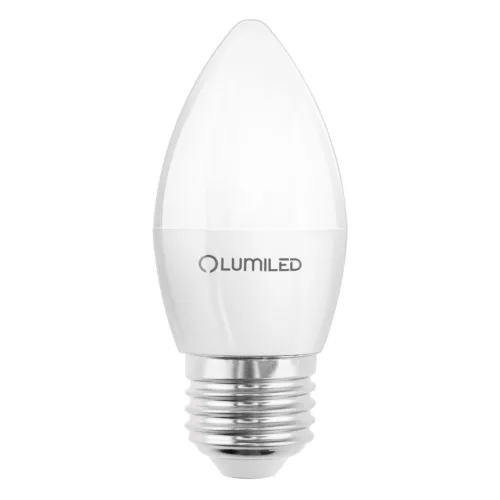 E27 B35 LED izzó 8W = 60W 806lm 3000K Meleg 180° LUMILED