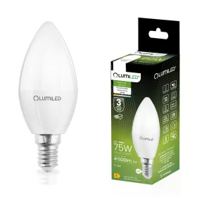   E14 LED GYERTYAIZZÓ 10W = 75W 4000K Semleges fehér CCD LUMILED gyertya