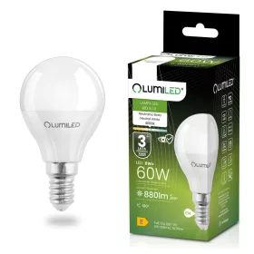   LED izzó E14 gömb P45 8W = 60W 880lm 4000K Semleges 180° LUMILED