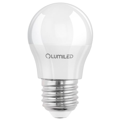 E27 LED izzó KIS gömb alakú 8W = 60W 4000K semleges színhőmérsékletű 880lm CCD fehér LUMILED