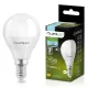 LED izzó E14 gömb alakú P45 10W = 75W 1100lm 6500K Hideg 180° LUMILED