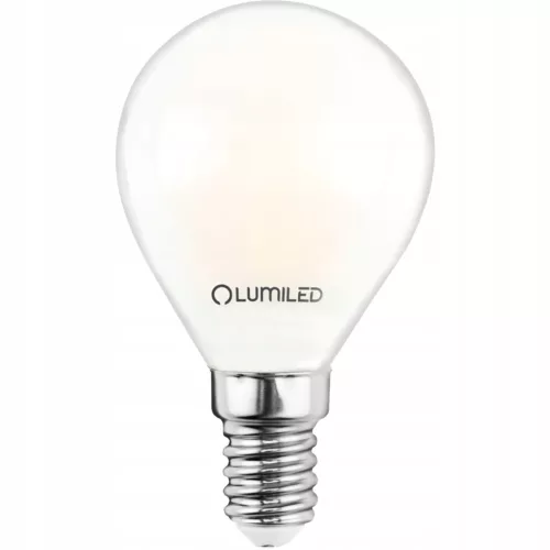 P45 E14 LED izzó 7W = 60W 770lm 3000K meleg 360°-os filament tejszerű LUMILED