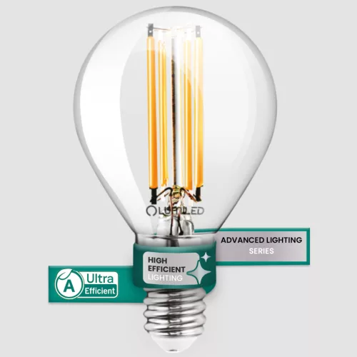 LED izzó E14 gömb alakú P45 2.2W 470lm = 40W 4000K 360° semleges izzószálas A osztályú LUMILED