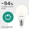 LED izzó E14 gömb alakú P45 2.2W 470lm = 40W 2700K Meleg 360° Izzószál A OSZTÁLYÚ LUMILED