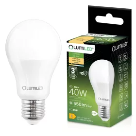 LED izzó E27 A60 5W = 40W 550lm 3000K Meleg 260° LUMILED