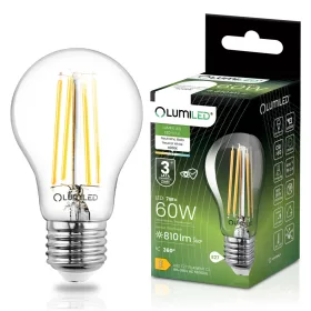   LED izzó E27 A60 7W = 60W 810lm 4000K Semleges 360°-os IZZÓFŰSZERES LUMILED