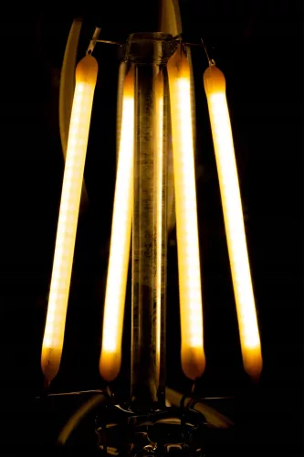 E27 A60 LED izzó 8W = 75W 1055lm 3000K meleg 360° LUMILED izzószál