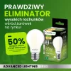 E27 A60 LED izzó 4W = 60W 840lm 3000K meleg 360°-os üvegszál ALS LUMILED