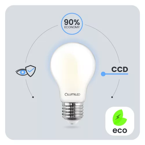 LED izzó E27 A60 11W = 100W 1521lm Semleges 4000K 360° IZZÓRÁS LUMILED