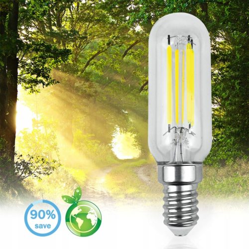 LED HŰTŐ izzó E14 T25 4W = 40W 440lm 4000K Semleges Izzószál LUMILED