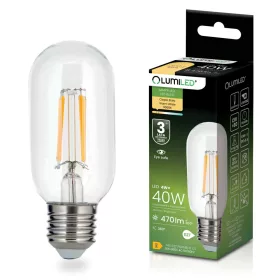   LED izzó E27 T45 IZZÓSZÁLAS 4W = 40W 470LM 3000K Meleg 360° Dekoratív LUMILED