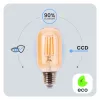 E27 T45 LED izzó 4W = 40W 470LM 2000K Meleg 360° Izzószálas borostyánszínű LUMILED