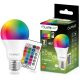 LED izzó E27 A60 9W = 60W 806lm RGB+3000K szabályozható Smart LUMILED