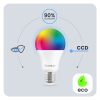 LED izzó E27 A60 9W = 60W 806lm RGB+3000K szabályozható Smart LUMILED