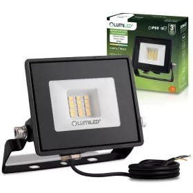 ZUNA2 LED reflektor 10W 900lm 4000K IP65 Fekete LUMILED