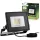 ZUNA2 LED reflektor 10W 900lm 4000K IP65 Fekete LUMILED