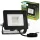 ZUNA2 LED reflektor 10W 900lm 6500K IP65 Fekete LUMILED