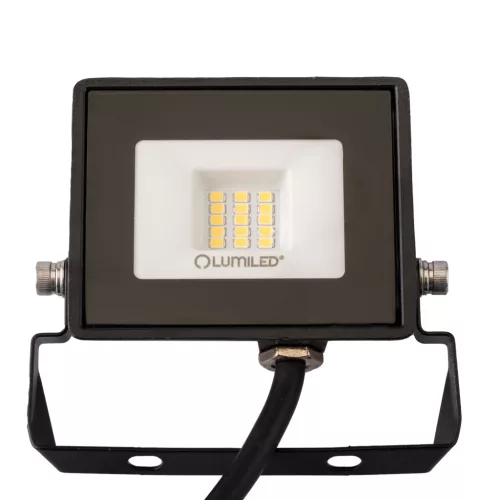 ZUNA2 LED reflektor 10W 900lm 6500K IP65 Fekete LUMILED