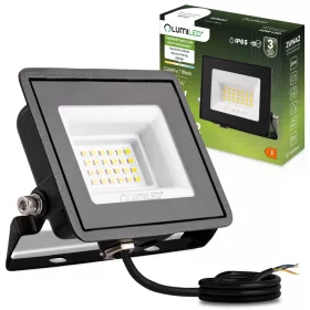 ZUNA2 LED reflektor 20W 1800lm 4000K IP65 Fekete LUMILED