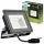 ZUNA2 LED reflektor 20W 1800lm 6500K IP65 Fekete LUMILED