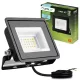 ZUNA2 LED reflektor 20W 1800lm 6500K IP65 Fekete LUMILED