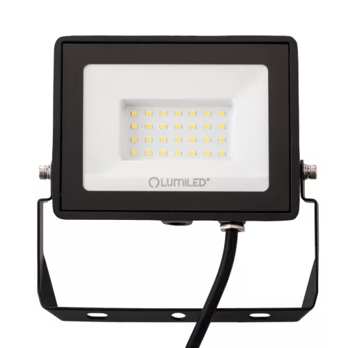 ZUNA2 LED reflektor 30W 2700lm 6500K IP65 Fekete LUMILED