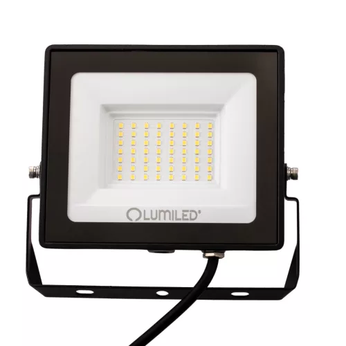 ZUNA2 LED reflektor 50W 4500lm 4000K IP65 Fekete LUMILED