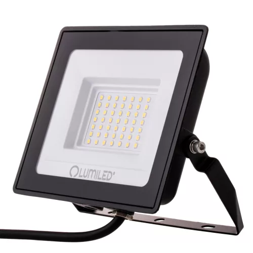 ZUNA2 LED reflektor 50W 4500lm 4000K IP65 Fekete LUMILED