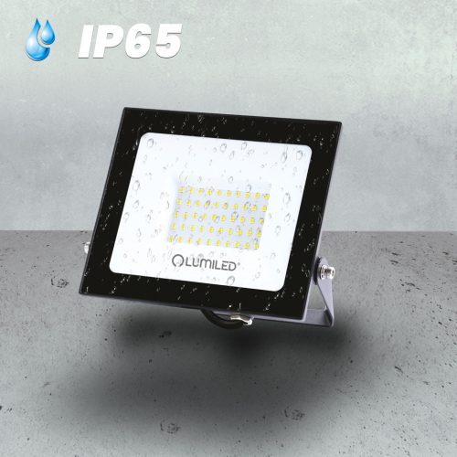 ZUNA2 LED reflektor 50W 4500lm 4000K IP65 Fekete LUMILED