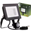 ZUNA2 LED reflektor 30W 2700lm 4000K IP44 fekete mozgásérzékelő LUMILED