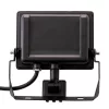 ZUNA2 LED reflektor 30W 2700lm 4000K IP44 fekete mozgásérzékelő LUMILED
