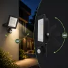 ZUNA2 LED reflektor 30W 6500lm 6500K IP44 fekete mozgásérzékelő LUMILED