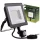 ZUNA2 LED reflektor 50W 4500lm 4000K IP44 fekete mozgásérzékelő LUMILED