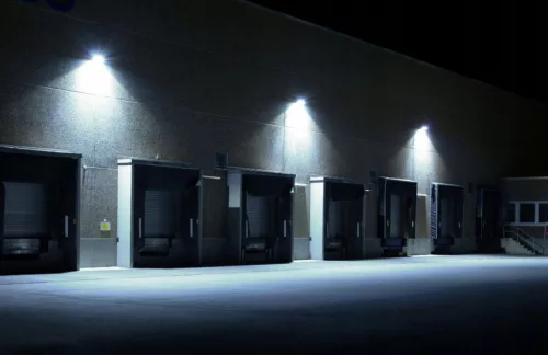 ZUNA2 LED reflektor 50W 4500lm 4000K IP44 fekete mozgásérzékelő LUMILED