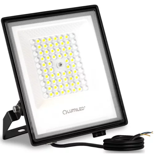 Világos kültéri LED reflektor, vízálló, 50W, 5500lm, 4000K, IP65, LUMILED