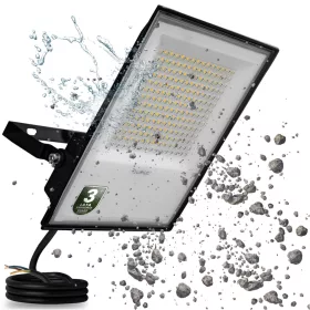   Világos kültéri LED reflektor, vízálló, 150W, 16500lm, 4000K, LUMILED