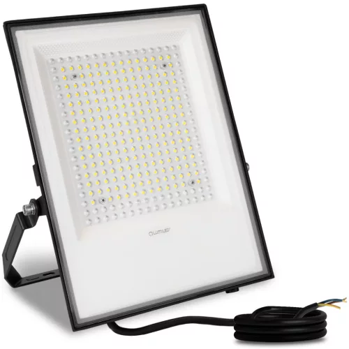 Világos kültéri LED reflektor, vízálló, 200 W, 22000 lm, 4000 K, LUMILED