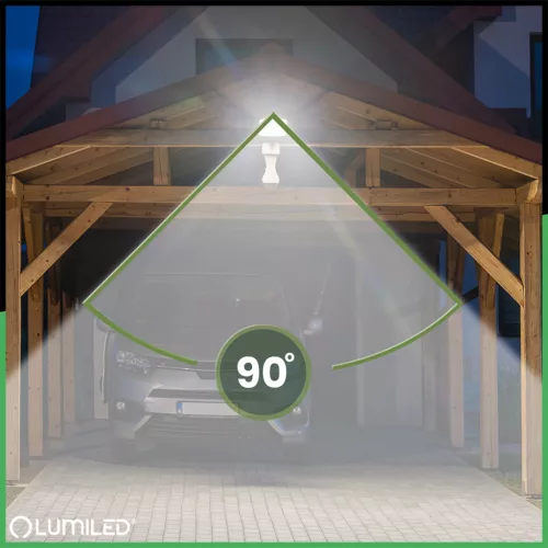 Világos kültéri LED reflektor, vízálló, 200 W, 22000 lm, 4000 K, LUMILED