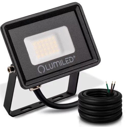 ZONER LED reflektor 20W 1800LM 4000K IP65 fekete LUMILED