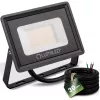ZONER LED reflektor 20W 1800LM 4000K IP65 fekete LUMILED