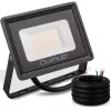 ZONER LED reflektor 50W 5000LM 4000K IP65 fekete LUMILED